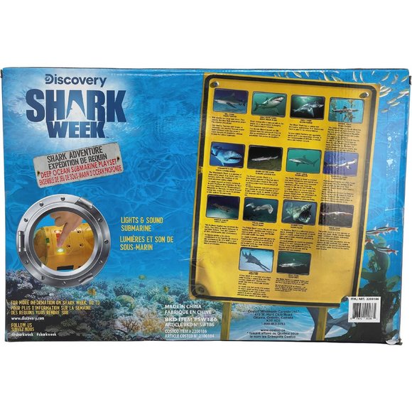 Shark Week Deep Ocean Submarine Playset / Light & Sounds - Picture 2 of 3